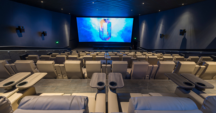 view of the cinema inside Odeon Luxe Durham